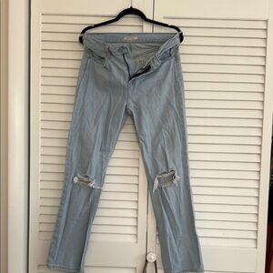 Levi’s Low Pro Blue Distressed Women's Jeans